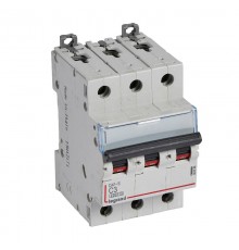 Выключатель автоматический трехполюсный DX3-E 6000 3А C 6кА  407286  Legrand
