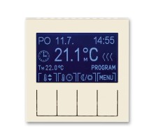 ABB Levit Слоновая кость / белый Терморегулятор универсальный программируемый  3292H-A10301 17  2CHH911031A4017  ABB