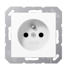 розетка франко-бельгийской системы A1520FBFKIWW Jung