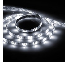 Лента светодиодная LS607/ 60SMD(5050)/м 14.4Вт/м 12V 5000*10*3.0мм 6500К, IP65  27652  FERON