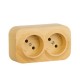 Quteo Сосна Розетка 2-я без заземления  782281  Legrand