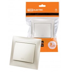 Перекрестный выключатель 1-кл. 10А перламутр "Лама"  SQ1815-0836  TDM