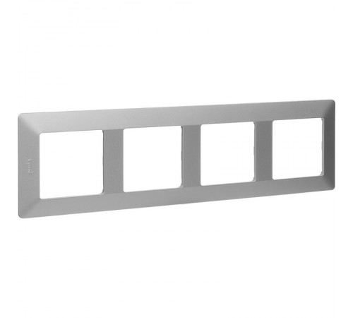 Valena LIFE Алюминий Рамка 4-ая  754134  Legrand