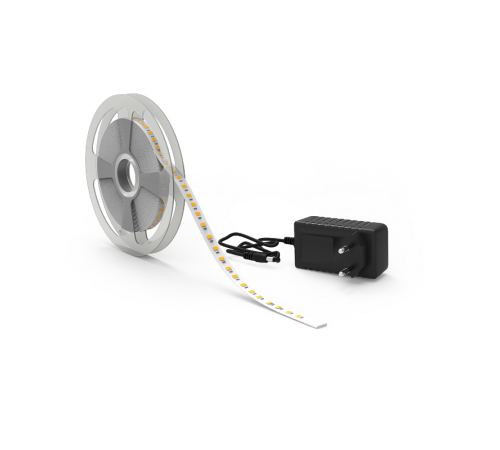 Лента светодиодная Basic в комплекте LED 2835/120 12V 12W/m 1200lm/m 4000K 8mm IP65 5m 1/50  BT071  Gauss