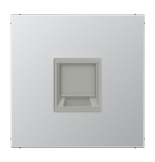 Плата (фиксация защёлкиванием) для одного модуля; металл; алюминий AL1969-1WE Jung