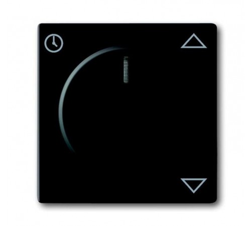 Плата центральная (накладка) для комфортного механизма жалюзи 6419 U, серия solo/future, антрацит  6430-0-0387   2CKA006430A0387  ABB