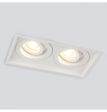 Светильник встраиваемый карданный 1071/2 MR16 WH белый  a036504  Elektrostandard