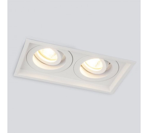 Светильник встраиваемый карданный 1071/2 MR16 WH белый  a036504  Elektrostandard