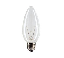 Лампа накаливания ЛОН Stan 40W E27 230V B35 CL 1CT/10X10  921492044218  PHILIPS