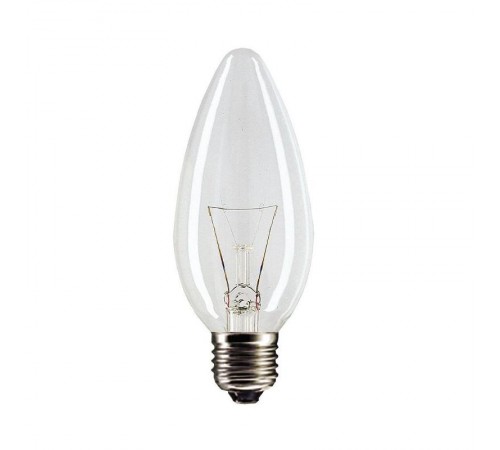 Лампа накаливания ЛОН Stan 40W E27 230V B35 CL 1CT/10X10  921492044218  PHILIPS