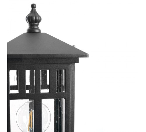 Светильник садово-парковый, 60W 230V IP44 черный, PL676  11691  FERON