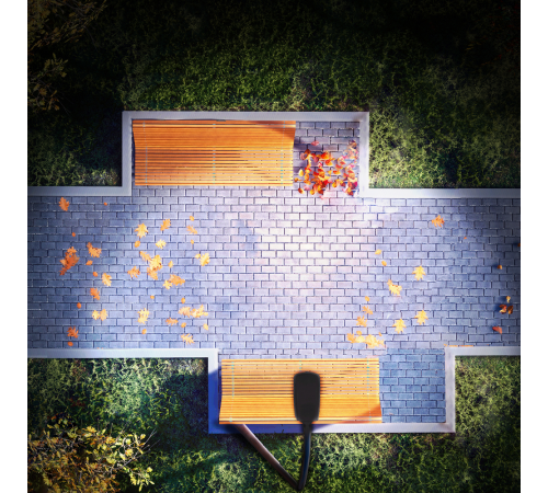 Светильник светодиодный консольный уличный Avenue 50W 5000lm 5000K 190-250V IP65 355*155*57мм черный КСС "Д"  629536350  Gauss