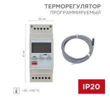 Терморегулятор цифровой RX-157 программируемый (на DIN-рейку)  51-0820  REXANT
