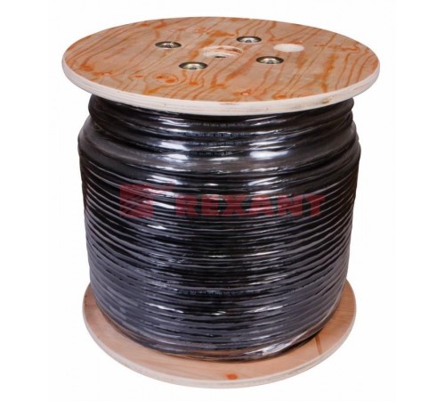 Кабель UTP 16PR 24AWG, CAT5, наружный (OUTDOOR), бухта 305 м  01-1123  REXANT