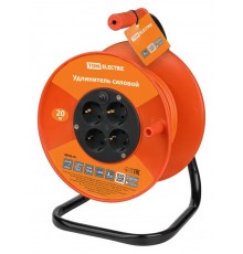 Удлинитель силовой УКз10-004  (4 места/20м ПВС 3х0,75)  SQ1301-0421  TDM