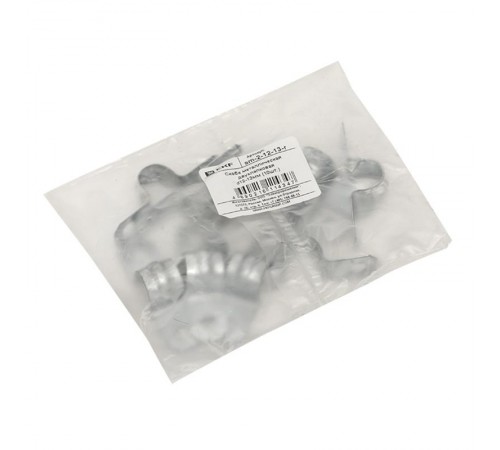 Скоба металлическая двухлапковая СМД d12-13мм (10шт.) PROxima  sm-2-12-13-r  EKF