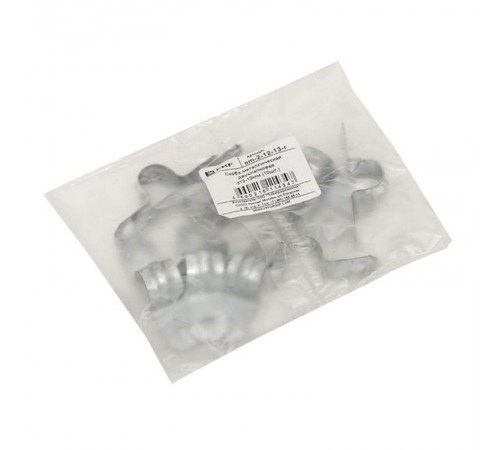 Скоба металлическая двухлапковая СМД d12-13мм (10шт.) PROxima  sm-2-12-13-r  EKF