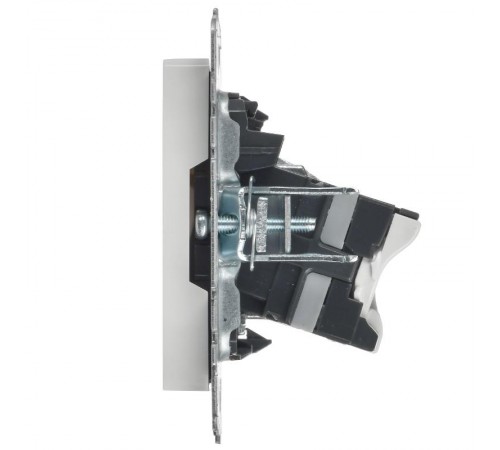 BRITE Розетка двойная TV+RJ45 кат.5E РТВ/РК12-БрБ белый  BR-AK20-1-K01  IEK