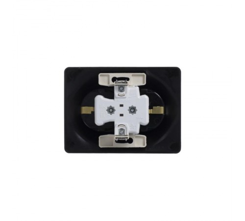 Glossa Шоколад Розетка 2-ая с заземлением, 16А (в сборе)  GSL000824  SE