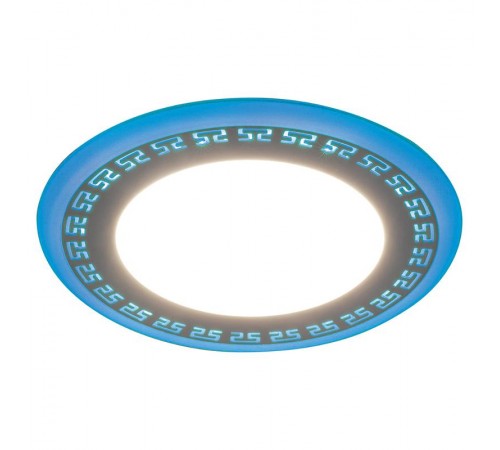 Светильник светодиодный встраиваемый декоративный AL2440, 6W, 480Lm, белый (4000К) и синий  29592  FERON