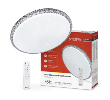 Светильник светодиодный COMFORT MYSTERY 75Вт 230В 3000-6500K 6000Лм 500x65мм с пультом ДУ  4690612034829  IN HOME