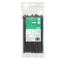 Стяжка кабельная 200х4.8 Чёрная (100шт)  IMT20048B  SE