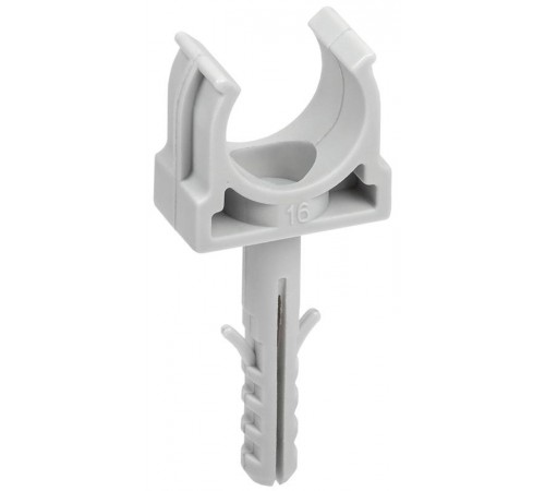 Держатель с защёлкой и дюбелем CT16 (без винта)  CTA10MP-CT16-K41-100  IEK