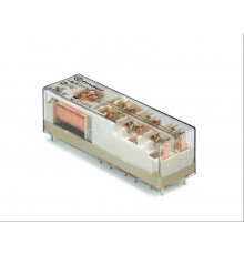 Электромеханическое реле безопасности (реле с принудительным управлением контактами); 4NO + 2NC;  катушка 110В DC  501691105420  Finder