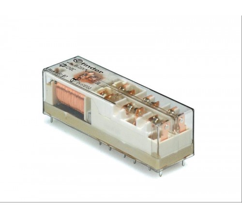 Электромеханическое реле безопасности (реле с принудительным управлением контактами); 5NO + 1NC;  катушка 24В DC  501690245510  Finder