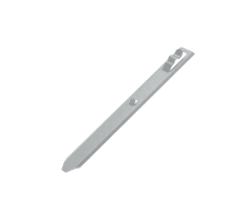 Прямой вбиваемый держатель для прутка  5-12 мм и полосы до 30 мм H70 мм  PVD-D5-12-B30  КМ-профиль