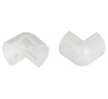 Внешний угол  OC-KK-30-13-FW для полукруглого кабель-канала белый 30х13мм 2шт/комплект  Б0064932  ЭРА