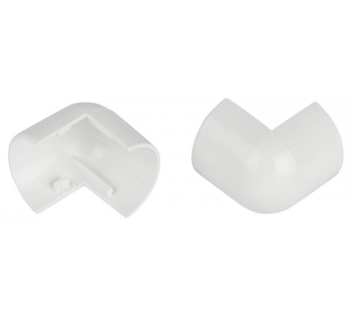 Внешний угол  OC-KK-30-13-FW для полукруглого кабель-канала белый 30х13мм 2шт/комплект  Б0064932  ЭРА