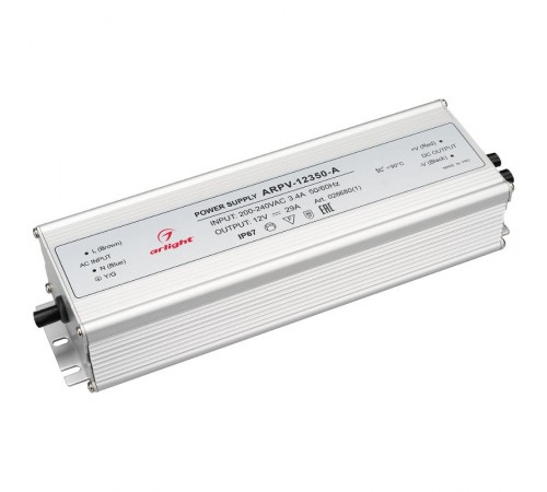 Блок питания ARPV-12350-A (12V, 29.0A, 350W) (ARL, IP67 Металл, 3 года)  026680(1)   Arlight