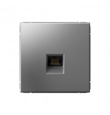 ArtGallery Сталь Розетка компьютерная RJ45, кат. 5е, механизм  GAL000983 SE