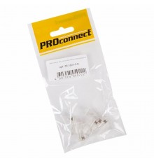 PROconnect Разъем RJ-45(8P8C) под витую пару, UTP, категория 5e (15 µ"/ 15 микродюймов), пакет, 5шт.  05-1021-3-9  PROconnect