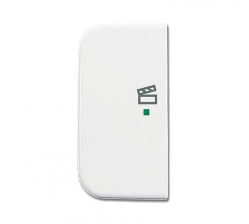 SRS-2-L-214 Клавиша двойная левая free@home, сцена, Reflex, альпийский белый6220-0-0199 ABB