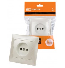 Розетка 2П 10А 250В перламутр "Лама"  SQ1815-0822  TDM