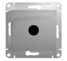 Glossa Алюминий TV Розетка одиночная 1DB  GSL000391  SE