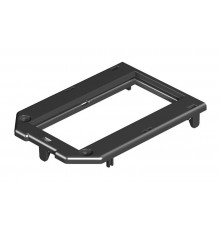 Накладка монтажной коробки GB2/3 2xModul45 104x76 мм (полиамид,черный)  7407268  OBO Bettermann