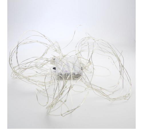 Гирлянда на елку, 200 диодов  белый, CL53   10 веток* 20 лампочек, 2м + 1м шнур, IP20  32984  FERON