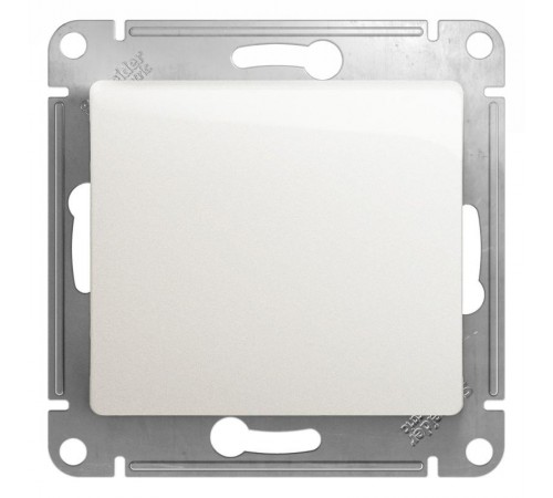 Glossa Перламутр Выключатель 1-клавишный сх.1, 10AX  GSL000611  SE