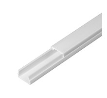 Кабель-канал белый 15х10 (144 м/уп) 2-й замок в п/э  PR03.0047  Промрукав