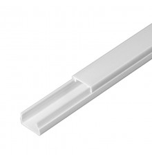 Кабель-канал белый 15х10 (144 м/уп) 2-й замок в п/э  PR03.0047  Промрукав