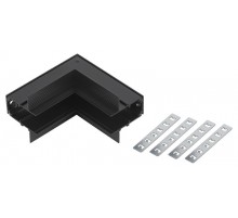 Коннектор TRM-R20-CI-B угловой внутренний для встраиваемого магнитного шинопровода NOVA TRM-R20 черный  Б0054783  ЭРА