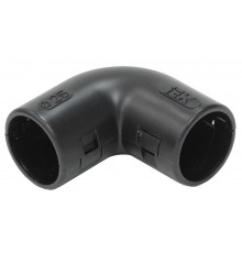 Поворот открывающийся на 90гр. CI25G  черный  CTA10D-CIG25-K02-050  IEK