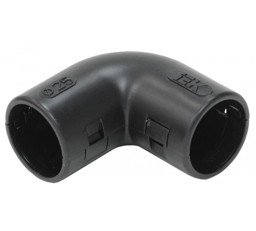 Поворот открывающийся на 90гр. CI25G  черный  CTA10D-CIG25-K02-050  IEK