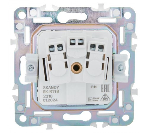 SKANDY Розетка з/к/ш кр. 16А IP44 SK-R11B бежевый  SK-R16-16-44-K10  IEK
