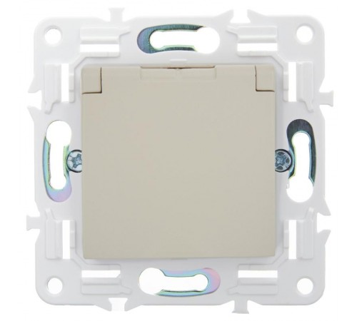 SKANDY Розетка з/к/ш кр. 16А IP44 SK-R11B бежевый  SK-R16-16-44-K10  IEK