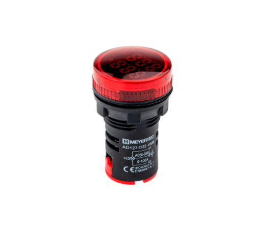 Индикатор тока и напряжения, 50-500V, 0-100A красный MT22-VAM4  78728  ОВЕН