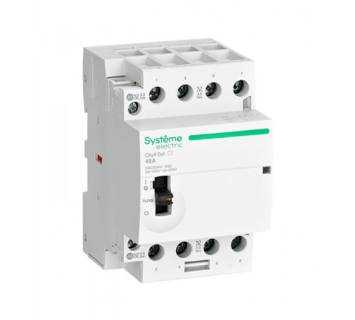 Контактор модульный 4P 4НО 40A AC 400В-230В City9  C9C32440 Systeme Electric